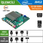 Jetway LI39-6412 Intel Celeron J6412 Fansız Endüstriyel Mini I