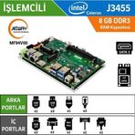 Jetway MF94V00 Intel Celeron J3455 Fansız Endüstriyel 3.5\" Anakart