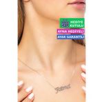 Jewelmim Fatma İsimli Kolye Gümüş Kolye 925 Ayar Gümüş İsim Yazılı Kolye