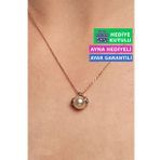 Jewelmim Kadın İnci Kolye Gümüş Gerçek İncili Kolye 925 Ayar Gümüş İnci Kolye