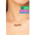 Jewelmim Zeynep İsimli Kolye Gümüş İsim Kolye 925 Ayar Gümüş İsim Yazılı Kolye