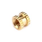 Jewval M3 Iç Somun Insert Çakma Somunu M 3 Pirinç Somunları 50 Adet M3 Somun 3X5X4 - Beyaz