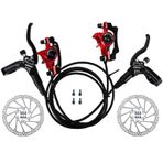 Jfyoda Bisiklet Hidrolik Disk Frenler Ön Arka Kaliperler Seti MTB Dağ Bisikleti için 160mm Disk Rotorlu Sol Sağ Fren Kolu Kiti