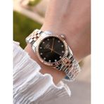 Jg.Polo Club Çelik Kasa & Kordon Kararma ve Renk Atma Yapmaz Kadın Kol Saati+Bileklik JG03036.4 - Rose Gold - Gümüş