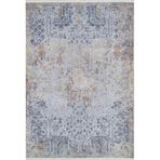 Jhelum Sarı Modern Geometrik Etnik Eskitme Desenli Boho Makinada Yıkanabilir Hafif Hav Toz Vermez Leke Tutmaz Kaymaz Taban Dijital Makine Baskı Halı Oturma Odası Salon Yolluk Koridor Mutfak Halısı
