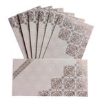 Jhintemetic® Renkli Tasarımcı Shagun Lifafa/Para Hediye Zarfı Dijital Baskılı Düğün, Doğum Günü ve Diğer Etkinliklerde Para Hediye Etmek İçin Paket - 10 D-018
