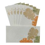 Jhintemetic® Renkli Tasarımcı Shagun Lifafa/Para Hediye Zarfı Düğün, Doğum Günü ve Diğer Durumlarda Para Hediye Etmek İçin Dijital Baskılı (Paket - 10 D-065)