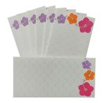 Jhintemetic® Renkli Tasarımcı Shagun Lifafa/Para Hediye Zarfı Düğün, Doğum Günü ve Diğer Durumlarda Para Hediye Etmek İçin Dijital Baskılı (Paket - 10 D-066)