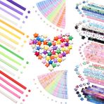 JHYOSSTHI Origami Yıldız Kağıt Şeritler, 1350/540/210 Yaprak Renkli Origami Yıldız Kağıdı 30 Farklı Temalar Kağıt Yıldız Şeritleri DIY El Sanatları Dekorasyon için İsteğe Bağlı (Gradyan Kırmızı (540 Yaprak))