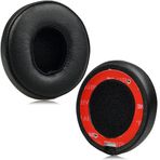 JHZZWJ Beats Solo 2 & Solo 3 ile Uyumlu Kulak İçi Yastık Pedleri Profesyonel Kulaklıklar Kulak Pedleri Minderleri Yedek Siyah