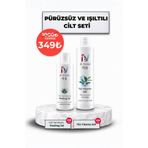 Jİ YOO Pürüzsüz ve Işıltı Cilt Seti: Yüz Yıkama Jeli | 3'ü 1 Arada Peeling Jel