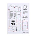 Jıafa JF-870 iPhone 11 6.1 Inc Mıknatıslı Çalışma Hasırı Vida Gostergeli-(5 - ETC1167-9296 - Beyaz