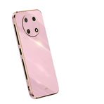 JIAFEI Huawei nova Y90 için kılıf, altın kaplama kenar tasarımı TPU silikon darbeye dayanıklı tampon cep telefonu kılıfı. Mor