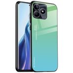 JIAFEI Xiaomi Poco M6 4G / Redmi 13 4G için kılıf, benzersiz sanat tasarımı Gradyan Temperli Cam Arka Kılıf ve Darbeye Dayanıklı Silikon Tpu Koruyucu Telefon Kılıfı Kapağı, 6