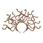 JIAHG Medusa baş takısı, yılanlı Medusa alın bandı, bayan, fantezi Yunan yılanı, baş takısı, kadın kostüm aksesuarı, yılan kraliçesi, karnaval, cadılar bayramı parti kostümü
