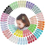 JIARON 80 ADET Saç Klipsi, 2 İnç Kaymaz Metal Saç Tokası, Kızlar, Çocuklar, Bebek ve Kadınlar için. (20 Renk)