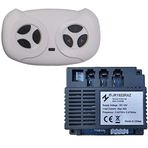 JIARUIXIN JR1922RXZ 12V Çocuklar için Elektrikli Araba Sürüşü 2.4G Bluetooth Uzaktan Kumanda ve Alıcı Kiti Kontrol Kutusu Aksesuarları Çocuklar için Elektrikli Araba Yedek Parçaları