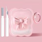 Jiarusig Temizleyici Kitli Airpods Kılıf Kapağı ile Uyumlu, Sevimli Karikatür Komik Sağlam Airpod Kapağı Darbeye Dayanıklı Airpods Koruyucu Kılıf AirPod 1./2. Şarj Kılıfı için Anahtarlıklı Koruyucu