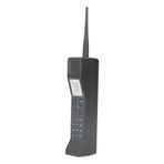 Jiawu Retro Tuğla Cep Telefonu Süslemesi, Vintage Cep Telefonu Modeli, Aile Dekorasyonu Simülasyonu Için 80S 90S Eski Moda Vintage Tuğla Cep Telefonu Modeli Fotografik Süsler (BLACK)