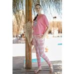 Jiber 10016 Pembe Kadın Pijama Takımı