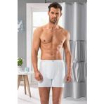 Jiber 102 Erkek Paçalı Beyaz Boxer