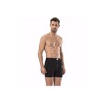 Jiber 127 Siyah Havlu Kemer Penye 3'lü Erkek Boxer