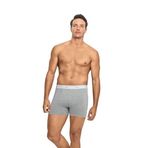 Jiber 3'lü Erkek Gri Boxer, GRİ, S
