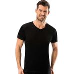 Jiber Erkek 6'lı V Yaka Yarım Kol Fanila Atlet - XL - Siyah