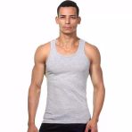 Jiber Erkek Askılı Atlet 6'lı PAKET-110 - 2XL - Gri