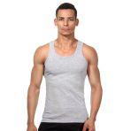 Jiber Erkek Askılı Atlet 6'lı PAKET-110 - XL - Siyah