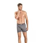 Jiber Erkek Havlu Kemer Pamuklu Boxer 127 - 6 Adet - 2XL - Gri