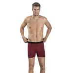 Jiber Erkek Modal Pamuklu Boxer 321- 3 Adet - S - Bordo