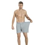 Jiber Erkek Pamuklu Büyük Beden Karışık Renkli Boxer 183-12 Adet Karışık Renk 4XL