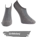 Jiber Erkek Pamuklu Likralı Sneaker Çorap 7701 - 12 Adet 40-44 Grimelanj