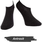 Jiber Erkek Pamuklu Likralı Sneaker Çorap 7701 - 12 Adet Antrasit 40-44