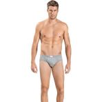 Jiber Erkek Renkli Slip Külot 129 - 9 Adet - XL - Gri