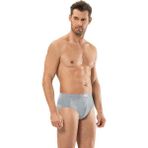 Jiber Erkek Tekli Pamuklu Slip Külot (Gri, 2XL)