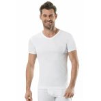 Jiber Erkek V Yaka Fanila 3'lü Paket - 105 - S - Beyaz
