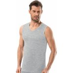 Jiber Erkek V Yaka Sıfır Kol Atlet 6'lı Paket-115 - XL - Gri
