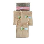 Jiber Kadın Süper Soft İpeksi Dokunuş Bambu Nefes Alan İp Askılı Atlet 3'lü Paket, Ten, XL