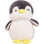 Jiedesheng Penguen Peluş Yastık, Yumuşak Penguen Dolması Hayvan Sarılma Yastık Oyuncak Doğum Günü, Sevgililer Günü, Noel Için Hediyeler. (Gri,19,6 Inç) (Yurt Dışından)