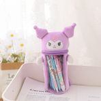 Jiege Trading Luoxinguo 24X8X16 cm Kawaii Sanrio Peluş Kalem Kutusu Karikatür Kuromi Melody Cinnamoroll Peluş Bebek Sevimli Şeffaf Kalemlik Kutusu Oyuncaklar Kızlar Için Hediye (Yurt Dışından) - Renkli
