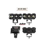 JİEKAİ 3 Led Lazer 3 Gözlü Metal Kasalı Çift Renk Beyaz Sarı Sis Farıdır (Adet Fiyatıdır)