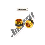JİEKAİ Arora Cappucino 50-125uyumlu Motosiklet Teker Koruma Takozu Aks Takoz Gold *KB-37