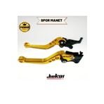 JİEKAİ CF MOTO SPOR MANET SR250 Uyumlu MANET CNC PASLANMAZ GOLD RENK *M-03