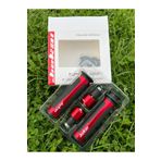 JİEKAİ MONDIAL DRİFT L Motosiklet Spor Elcik Gaz Kolu Elcik Gidon Topuzu Set (KIRMIZI) *BD-004