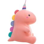Jifen-HB Karikatür Şeker Sevimli Dinozor Bebek Peluş Oyuncak Bebek Konfor Yastık (Yurt Dışından) - Açık Mavi - Açık Pembe