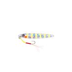 Jig, Zoka, Suni Yem, Glow UV Metal Jig, 60Gr 10cm Tide 60, Beyaz