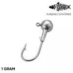 Jighead - Zoka - Kurşunlu Olta İğnesi - Gümüş - 1 Gr