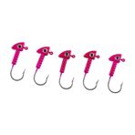Jighead - Zoka - Kurşunlu Olta İğnesi - (Xh-A 06) - Pembe - 7 Gr - 5 Adet
